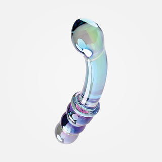Lustrous Galaxy Wand 7.2"/18.5cm Double Ended Glass Dildo