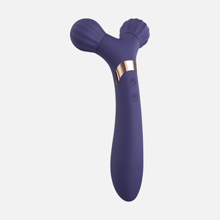 Fireball Dual Wand Vibrator - Midnight Indigo