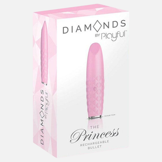 Diamonds The Princess Rechargeable Bullet- Pink