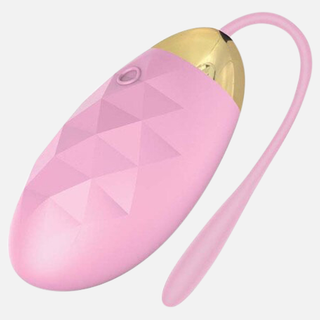 Diamonds The Majesty  Wearable Egg  Vibrator with Remote -Pink