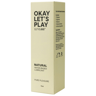 Okay Lets Play Water-Based Lubricant 2.5oz/75 ml