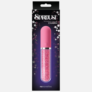 Stardust Charm Bullet Vibrator- Pink