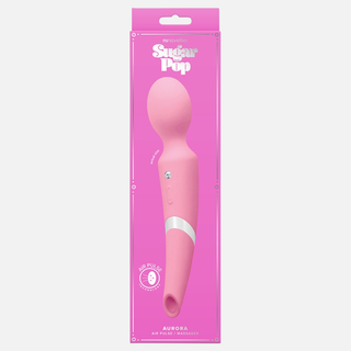 Sugar Pop Aurora Pink Wand Vibrator