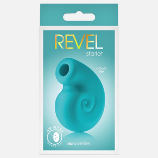 Revel Air Pulse Vibrator with Suction - Starlet Teal