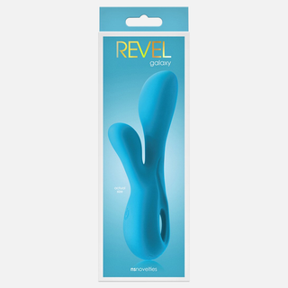 Revel Flexible Rabbit Vibrator-Galaxy Blue