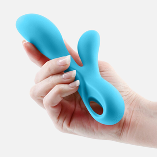 Revel Flexible Rabbit Vibrator-Galaxy Blue