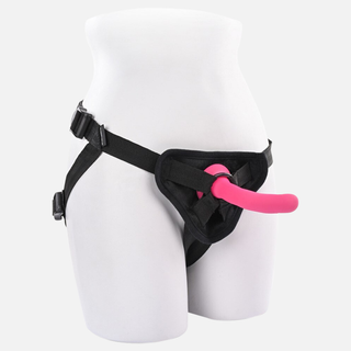 Please Silicone Non Vibrating Dildo- 5.25"- Pink