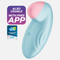 Tropical Tip Vibrator with App -Light Blue