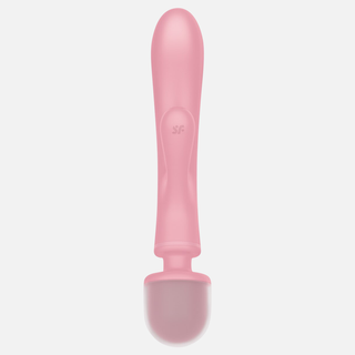 Triple Lover Wand Vibrator - pink