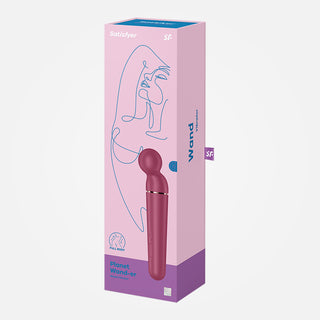 Planet Wand-er - Red Rechargeable Wand Vibrator