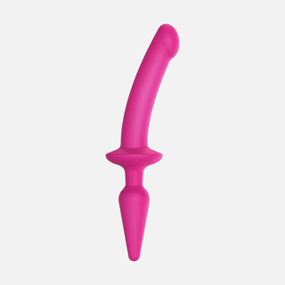 Switch Plug-In Semi-Realistic Dildo Sml -Pink