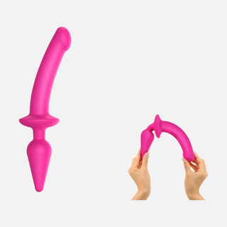 Switch Plug-In Semi-Realistic Dildo Sml -Pink