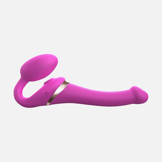 Multi-Orgasm Bendable Strap Sml  -  On Fuchsia