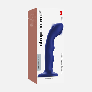 Wave Tapping Dildo  - Night Blue