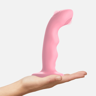 Wave Tapping Dildo - Coral Pink