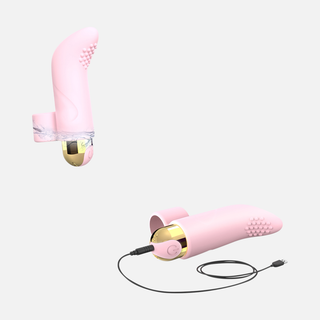 Touch Me Finger Vibrator- Pink