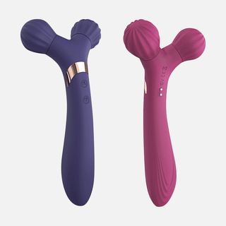 Fireball Dual Wand Vibrator - Plum Star