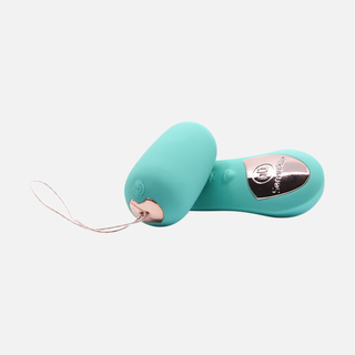 Petite Egg Wearable Vibrator with Remote Control -Blue