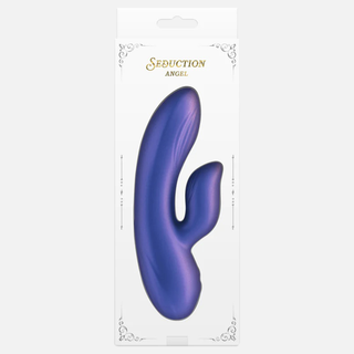 Seduction Angel Rabbit Vibrator- Metallic Purple