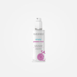 Simply Aqua - 70ml Passion Fruit Flavoured Water Based Lubricant