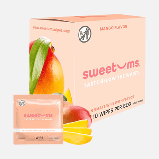 Sweetums Intimate Wipes Mango Flavor 10 - Pack