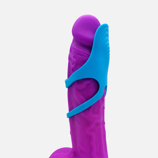 Griffin Erection Non Vibrating Cock Ring - Blue