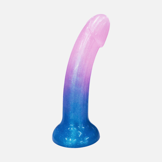 Peep Non Vibrating Dildo -Beauty Fishmeal Blue Gradient