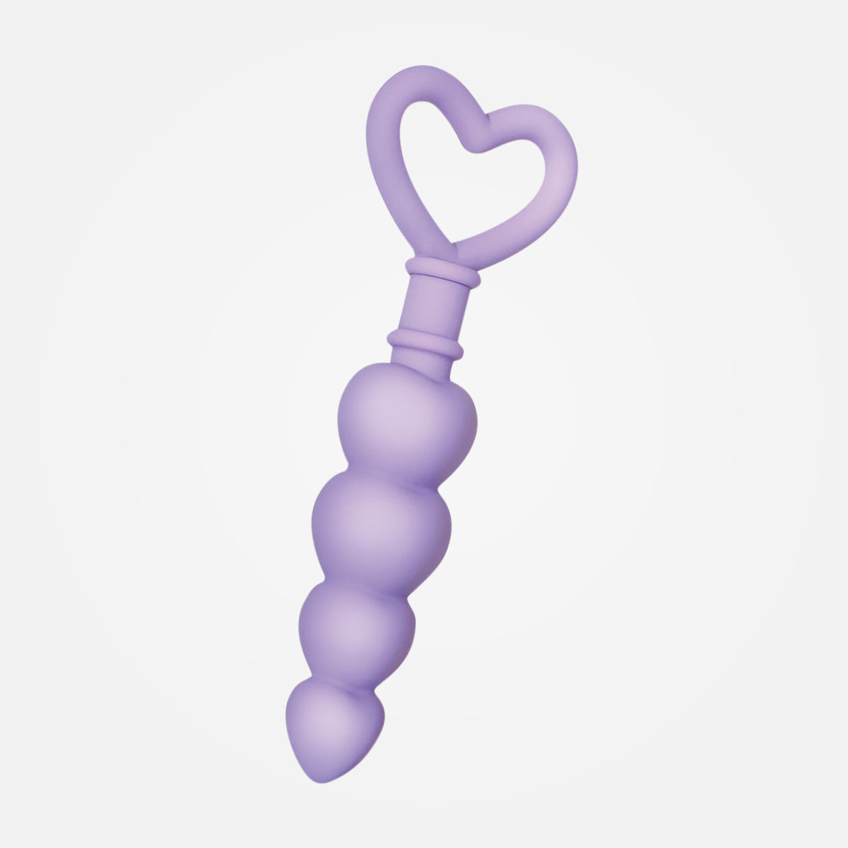 Sweet Treat - Lilac Non-Vibrating Beaded Butt Plug with Heart Ring Han Vush UK Sweet Treat - Lilac Non-Vibrating Beaded Butt Plug with Heart Ring Han Vush UK