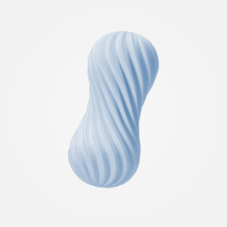 Flex - Non-Vibrating Spiralling Masturbator - Blue