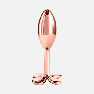 Rear Assets Clover Non Vibrating Anal Plug - Rose Gold