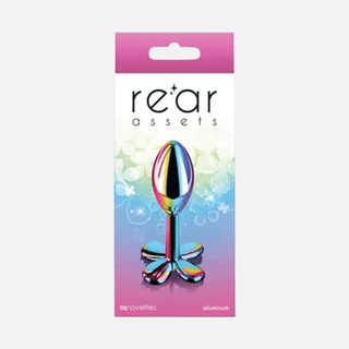 Rear Assets Clover Non Vibrating Anal Plug - Coloured