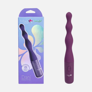 Dani Beaded G Spot Vibrator - Purple