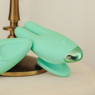 JJ Curved Gripp Finger Vibrator- Teal