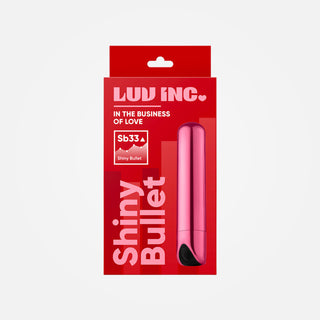 Sb33 - Rechargeable Shiny Pink Bullet Vibrator