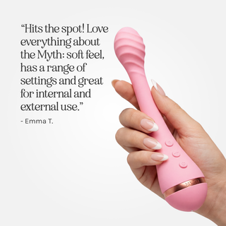 Myth - Pink Rechargeable Textured G-Spot Vibrator