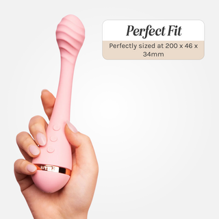 Myth - Pink Rechargeable Textured G-Spot Vibrator