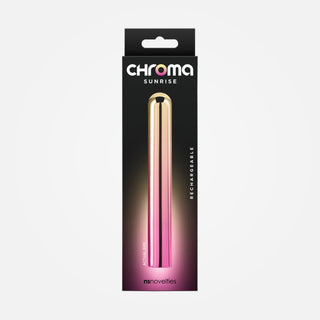 Chroma Sunrise - Large Metallic Rechargeable Bullet Vibrator