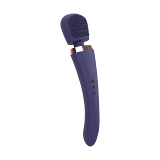 Brush Crush Wand Vibrator - Midnight Indigo