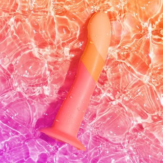 Dizi - Multi-Colour 7" Non-Vibrating Dildo with Suction Cup Base