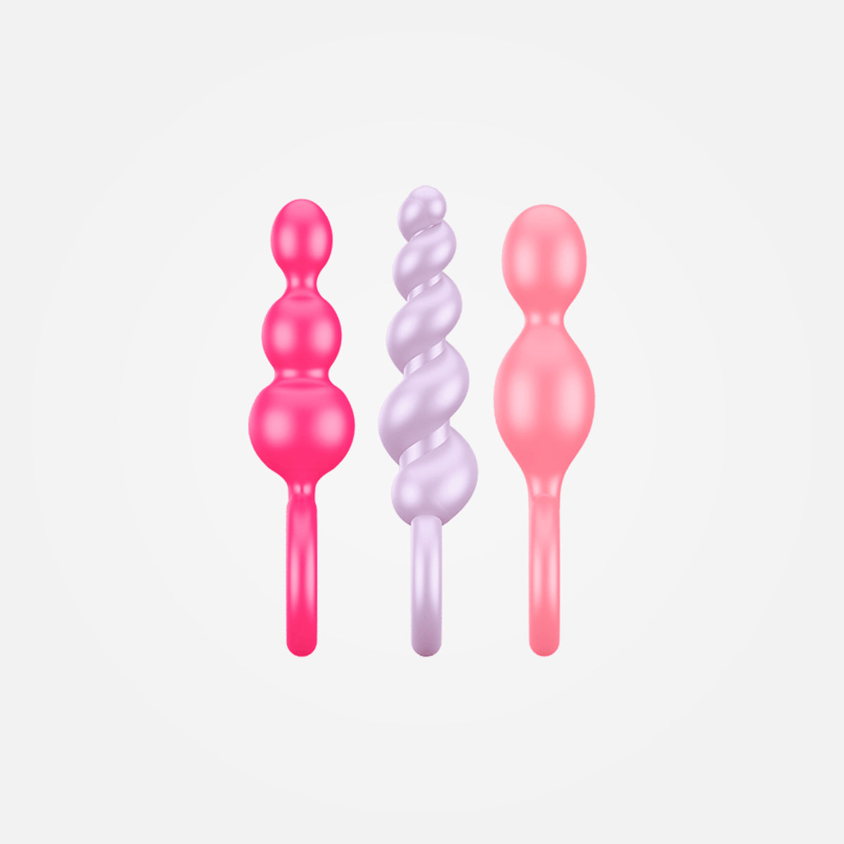 Booty Call - Pastel Non-Vibrating Butt Plug Set Vush UK Booty Call - Pastel Non-Vibrating Butt Plug Set Vush UK