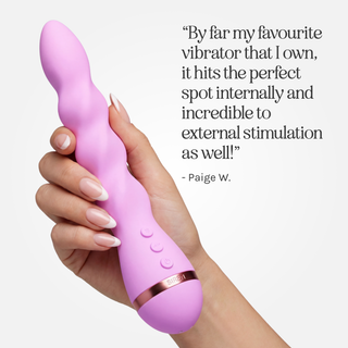 Siren - Purple Rechargeable Twist Vibrator with Gyrating Tip