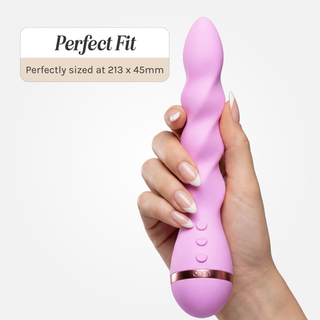 Siren - Purple Rechargeable Twist Vibrator with Gyrating Tip