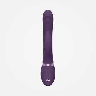 Aimi - 3 Motor Rechargeable Purple Swinging Rabbit Vibrator