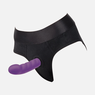 WhipSmart Ripple Recharge Vibrating Dildo 6inch/15cm - Purple